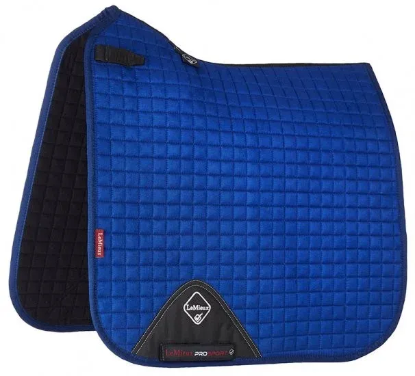 Tapis LeMieux Suede Dressage Square - S / M - Bleu benetton Prix Bas