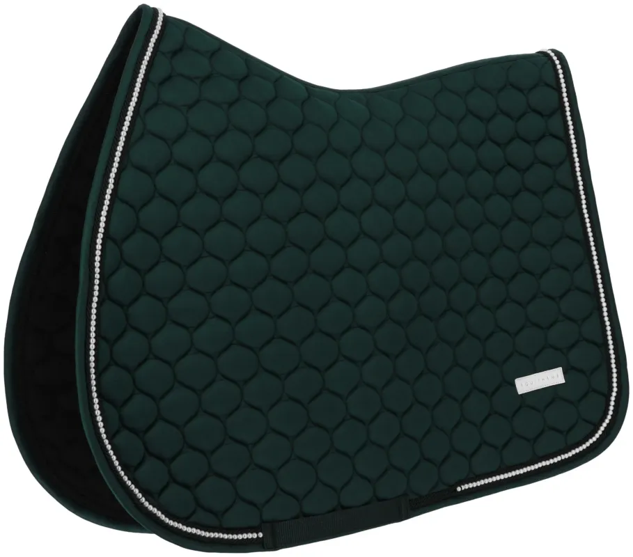 Tapis de selle mixte Equithme Opal – Poney – Kaki Populaire