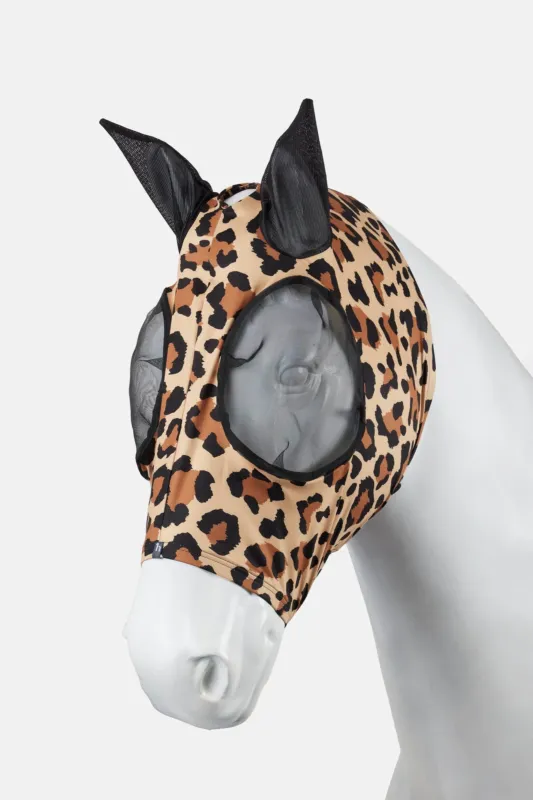 Masque anti-mouches Horze Elastic avec zip - Cob - Lopard Nouvel Arrivage