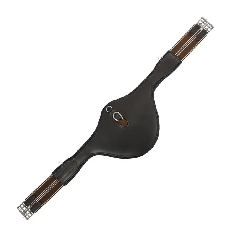 Meilleur Prix Sangle bavette obstacle Equestro - 135 cm - Marron fonc