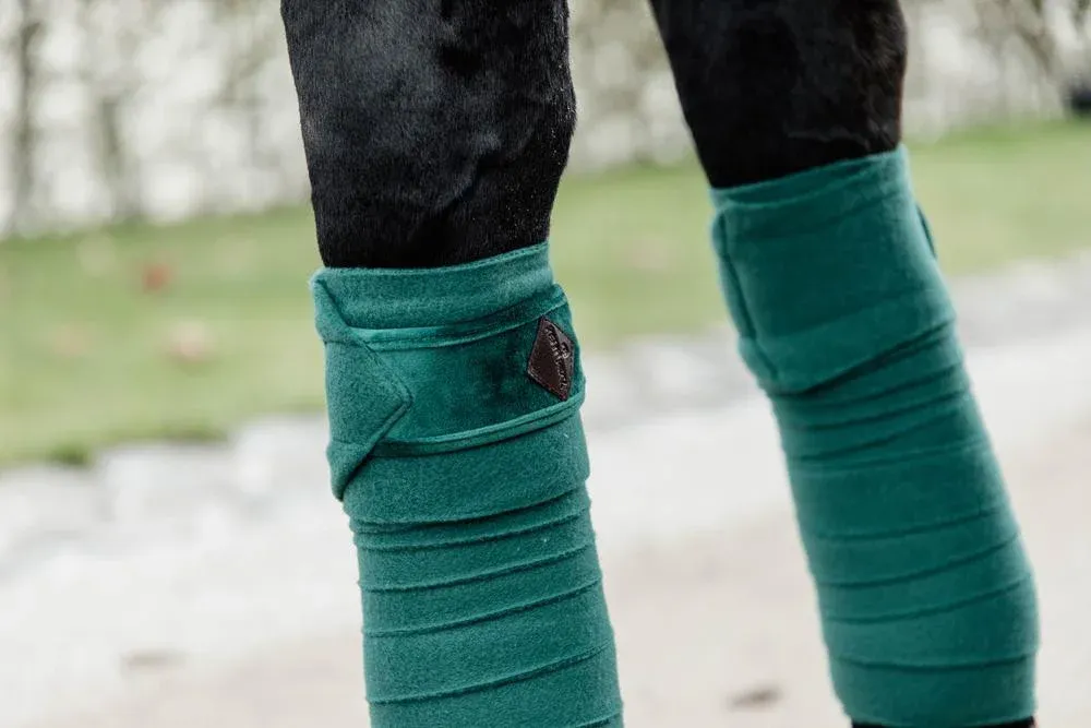 Bandes de polo Polar Fleece Velvet Kentucky - Vert fonc Nouvel Arrivage