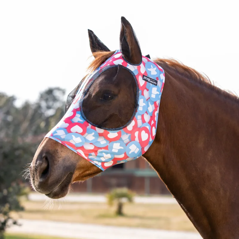 Marque Masque Anti-Mouches en Lycra avec Couvre-Oreilles Pro-Tech - S - Raction