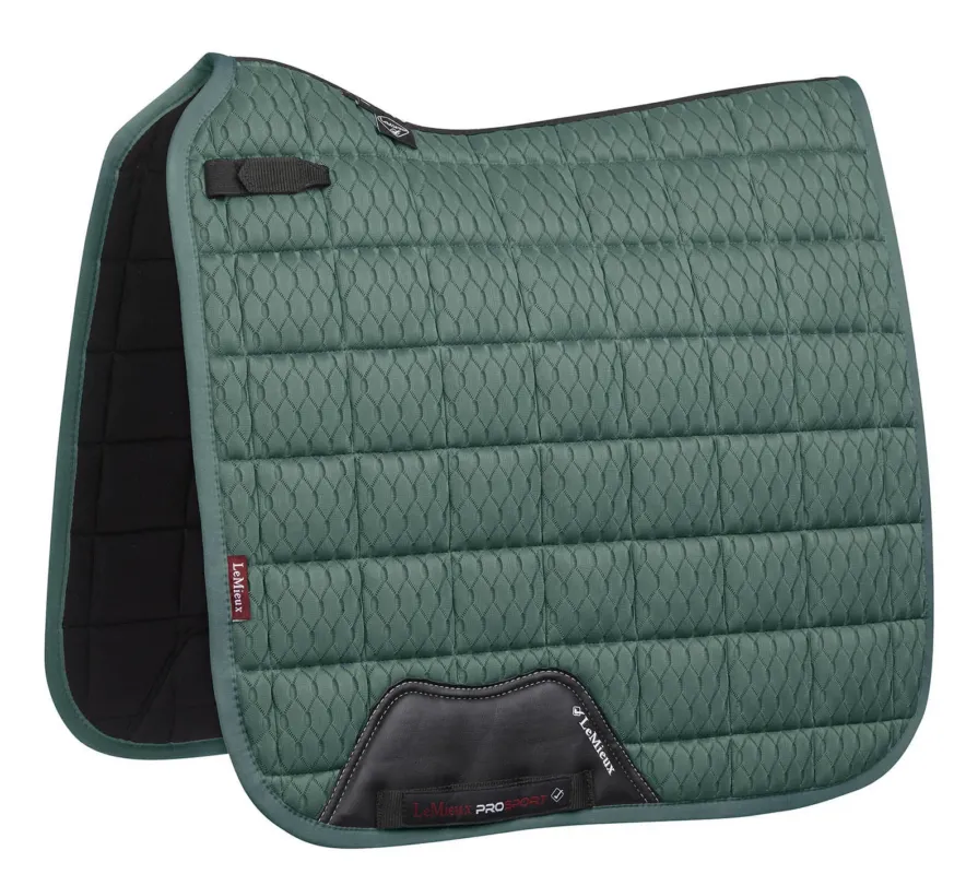 Haute Qualit Tapis dressage LeMieux Carbon Mesh Square - L - Sage
