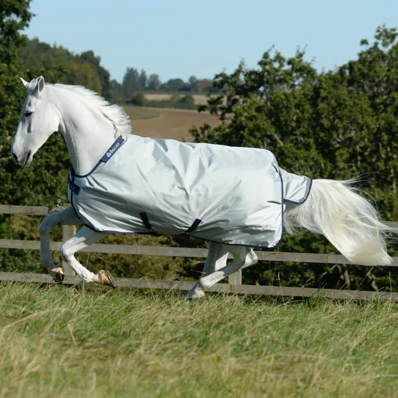 Nouveaut Couverture Bucas Power Turnout Big Neck Light 0g 1680D - 145 cm - Argent