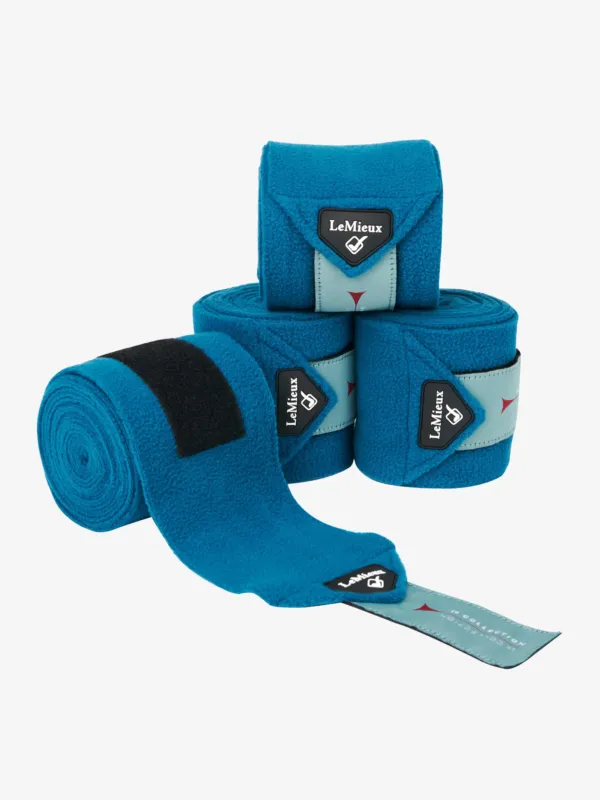 Bandes de polo LeMieux Luxury - Cheval - Bleu marin Offre Limite