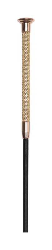 Commander Vite Cravache de dressage Imperial Riding Stones - 120 cm - Or rose