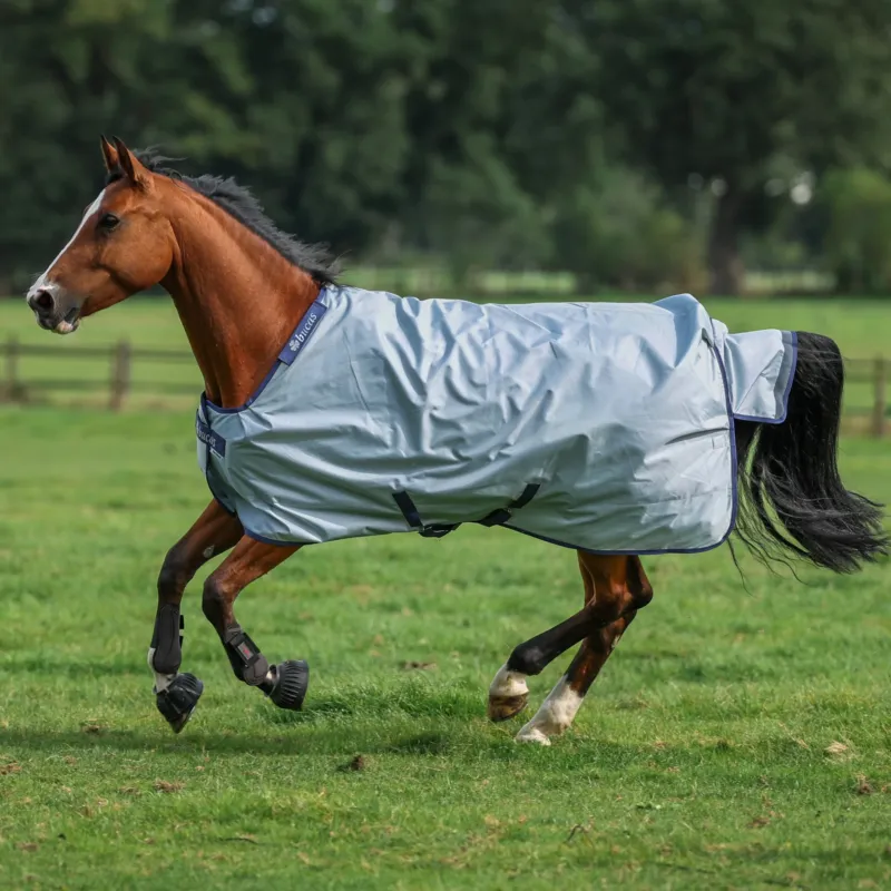 Couverture Bucas Power Turnout Medium 150g 1680D - 90 cm - Argent Expdition Rapide