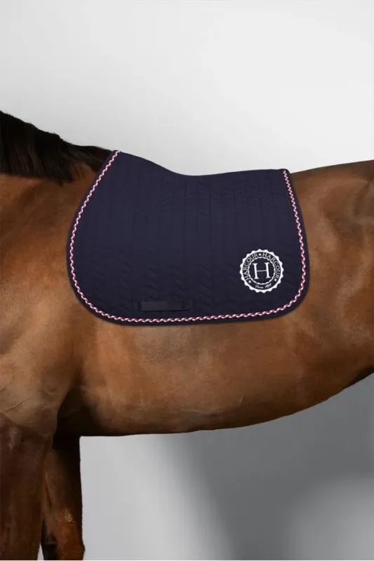 Tapis de selle Harcour Fairytale France - CSO - Marine Satisfait Ou Rembours
