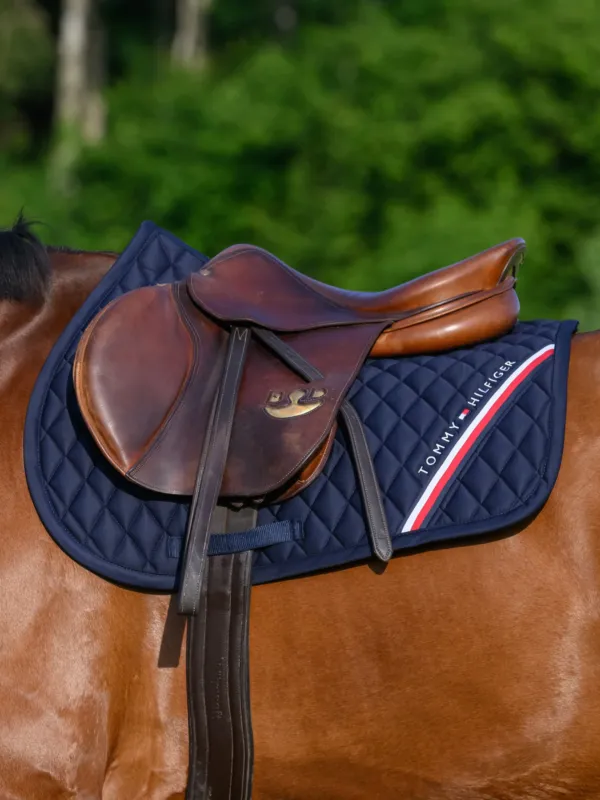 Soldes Tapis de CSO Tommy Hilfiger Equestrian Stanford - Cob - Bleu marine