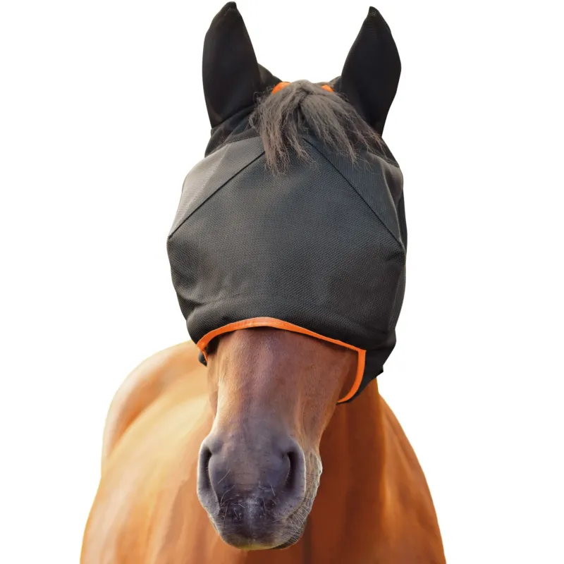 Masque anti-mouches MIDI avec oreilles Equilibrium - L - Noir Meilleur Choix