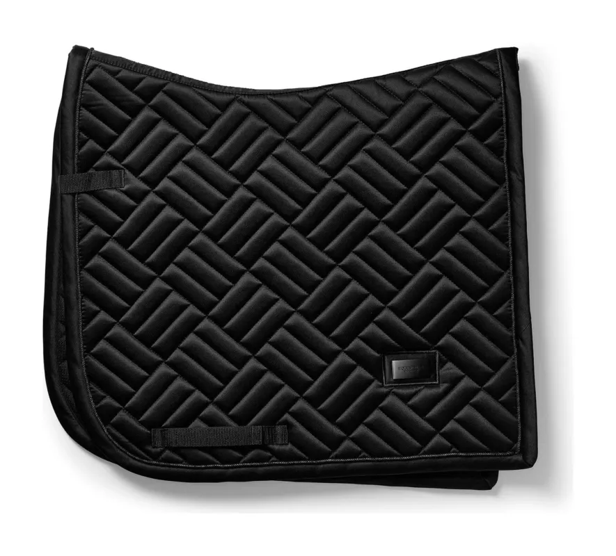 Tapis de dressage Equestrian Stockholm modern - Cob - Noir Acheter En Ligne