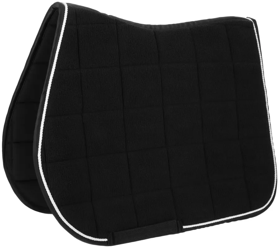 Offre Exclusive Tapis de selle Riding World Corduroy - Cheval - Noir