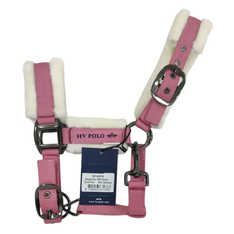 Licol HV Polo Sacha - Poney - Pensez rose Solde