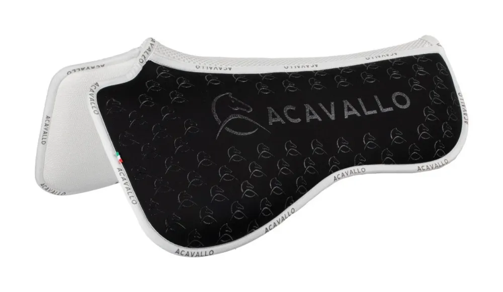 Amortisseur thrapeutique avec mousse mmoire de forme et grip en silicone Acavallo - Noir / blanc Produit De Marque
