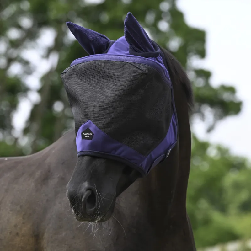 Populaire Masque anti-mouches Bucas Buzz-Off Pro - S - Bleu marine / noir