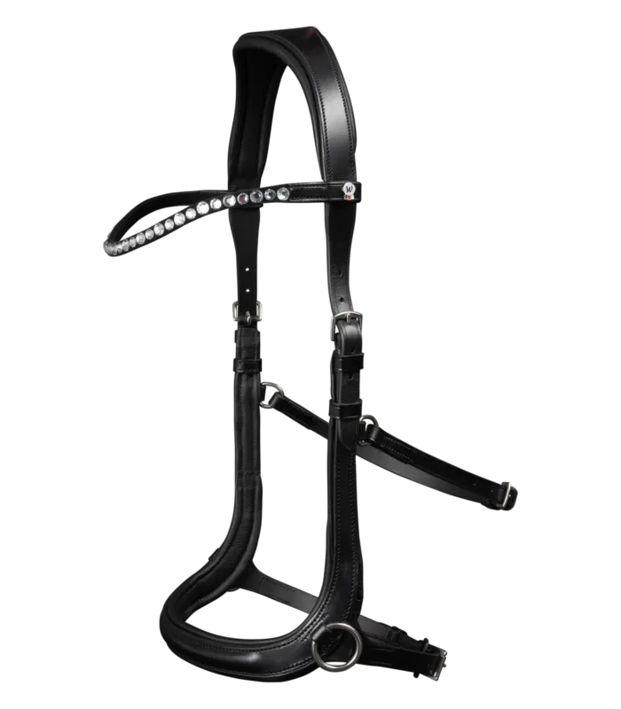 Offre Exclusive Bridon sans mors Sensation Waldhausen X-Line - Cob - Noir