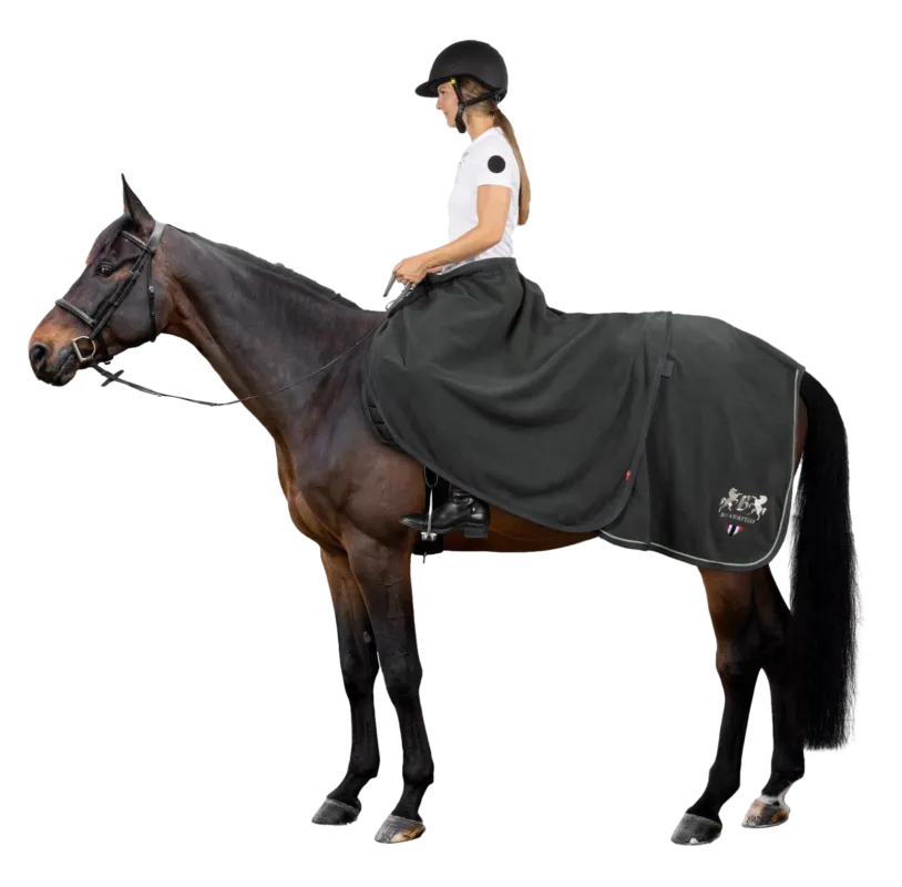 Couverture de travail confortable pour cheval et cavalier B Vertigo - 165 cm - Vert scarab Commande En Gros