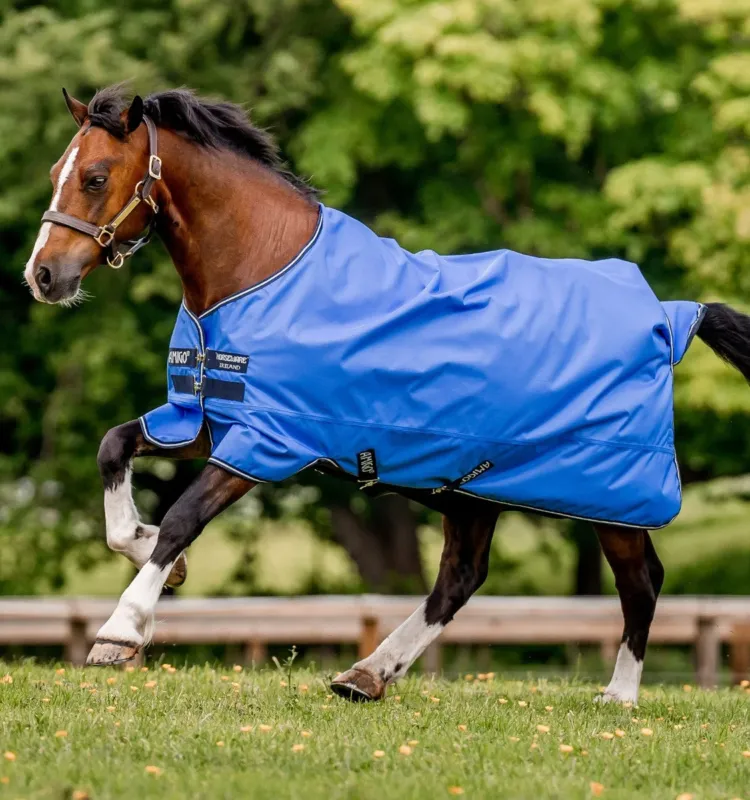 Couverture Horseware Amigo Hero Ripstop Lite 0g 600D - 90 cm - Bleu Meilleur Choix