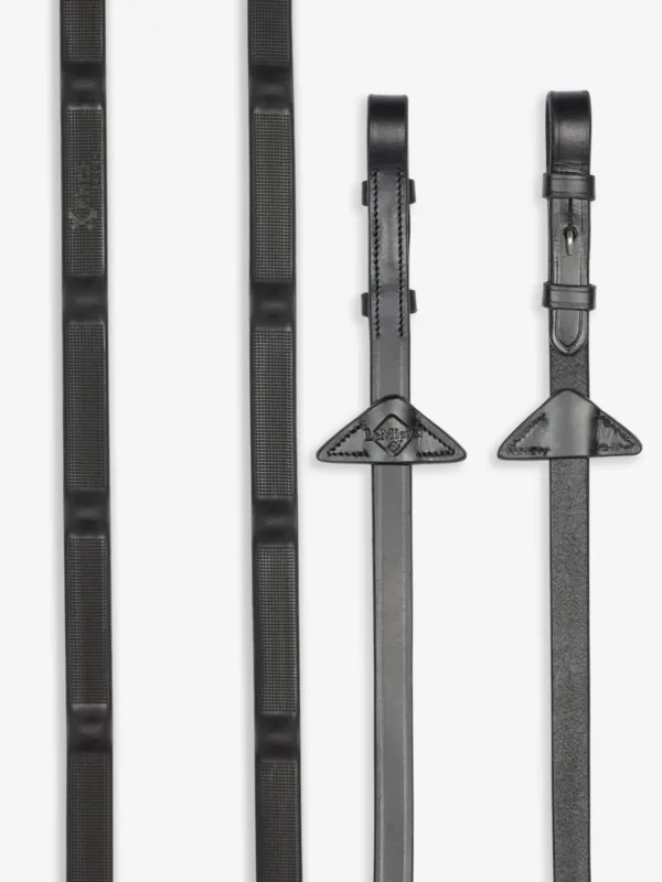 Satisfait Ou Rembours Rnes caoutchouc LeMieux Ergo Grip - Cheval - Noir