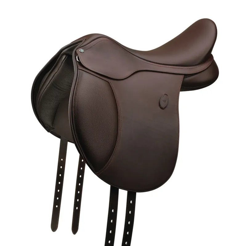 Selle Arena mixte cob - 16,5" - Marron Prix Bas