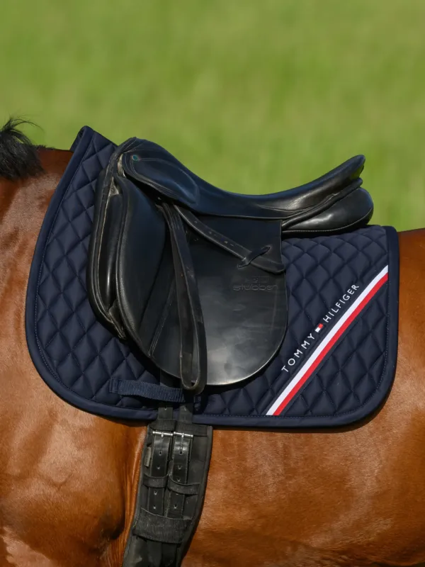 Tapis de dressage Tommy Hilfiger Equestrian Stanford - Cheval - Bleu marine Acheter Direct