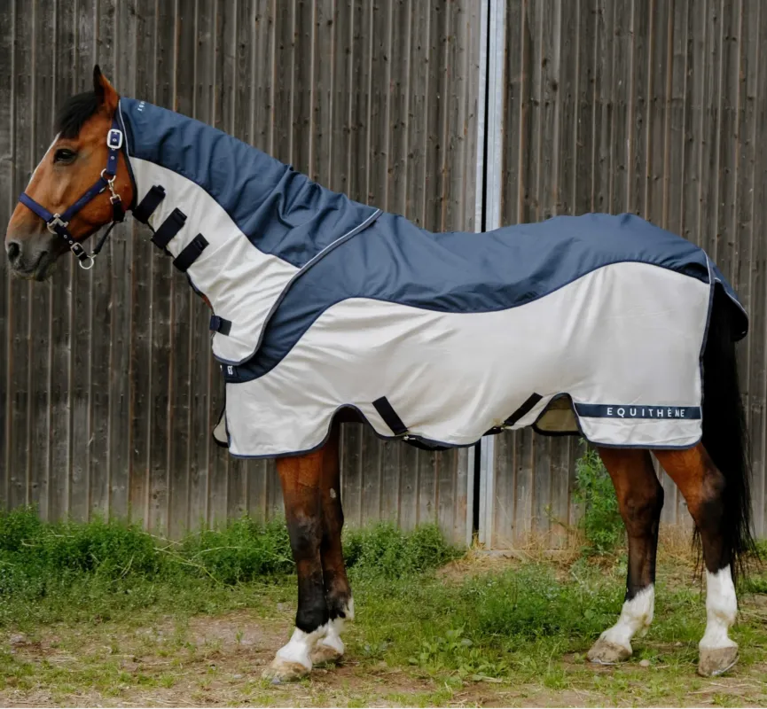 Achetez Aujourdhui Couverture Tyrex Equithme Combofly - 150 cm - Marine / gris