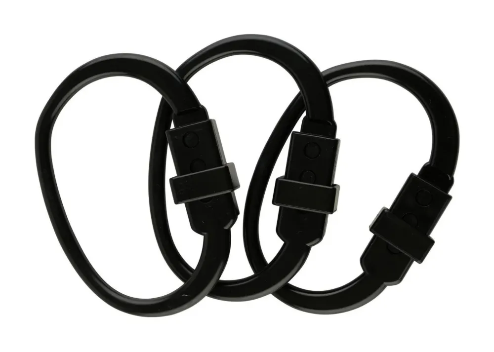 Attache anti-panique de scurit Horze - Noir Quantit Limite