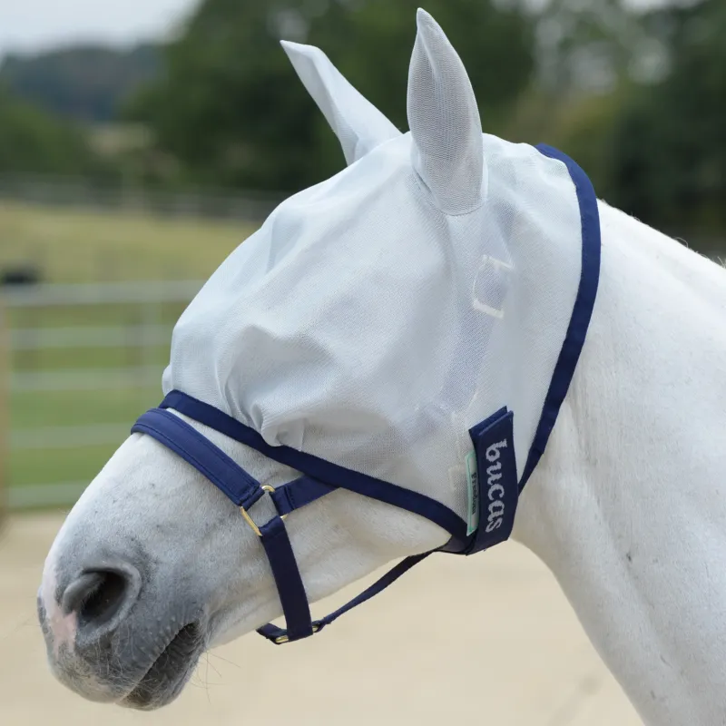 Masque anti-mouches Bucas Freedom - 3XS - Argent Nouvel Arrivage