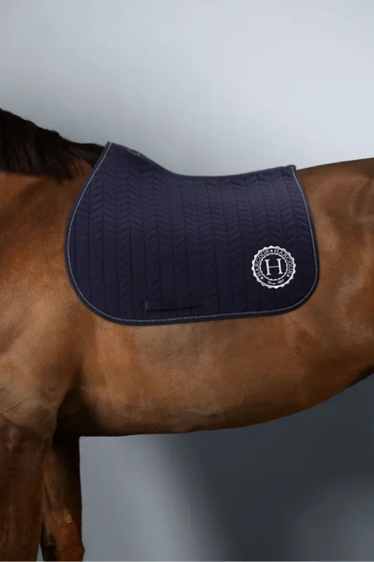 Seulement Aujourdhui Tapis de selle Harcour Alaska - Poney - Marine
