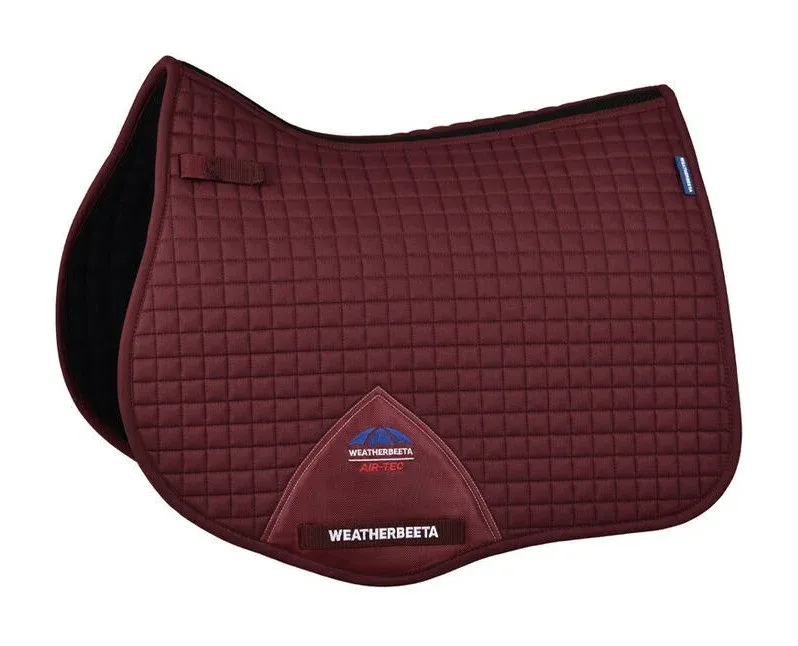 Meilleur Prix Tapis de selle Weatherbeeta Prime Air-Tec Mixte Shaped - L - Bourgogne