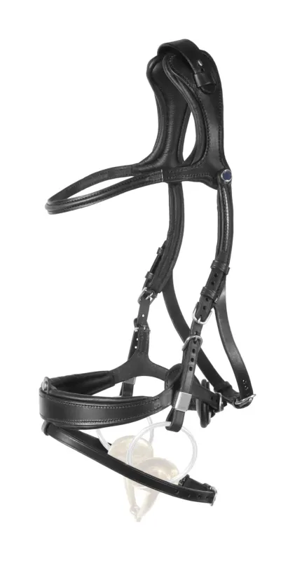 Affaire Saisir Bridon Stbben Freedom II avec Slide&Lock - Poney - Noir / noir