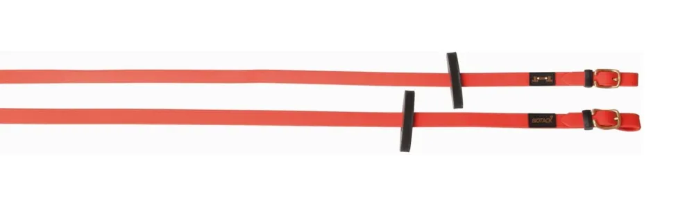 Rnes Biotack lisses T de T - Poney 16 mm - Orange Paiement Scuris
