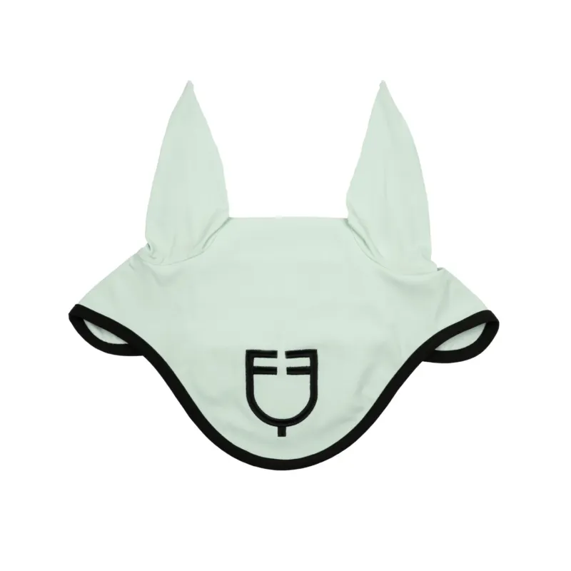 Paiement Scuris Bonnet anti-mouches en tissu technique dition Black Line Equestro - Poney - Vert clair