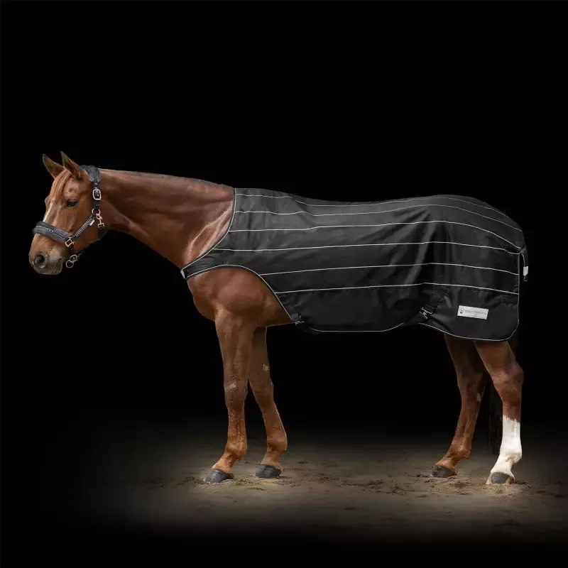 Chemise marcheur cheval Reflex Waldhausen impermable double polaire – 145 cm – Noir/gris Prix Rduit