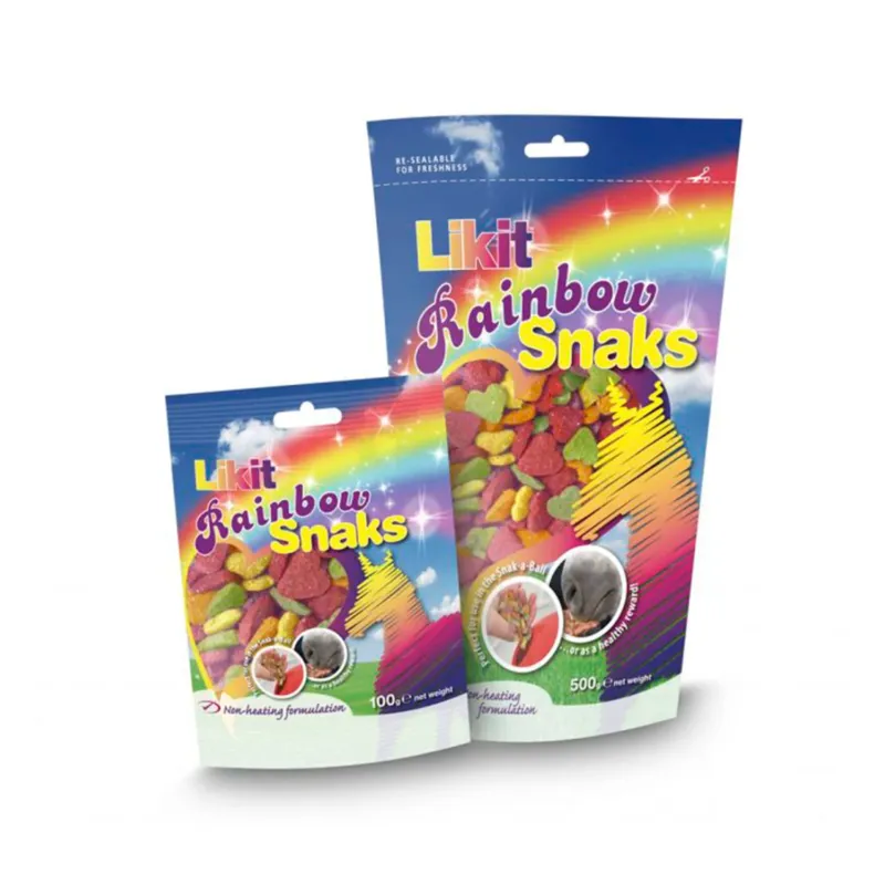 Meilleur Choix Accesorio ecuestre Likit Snaks Rainbow – 500g