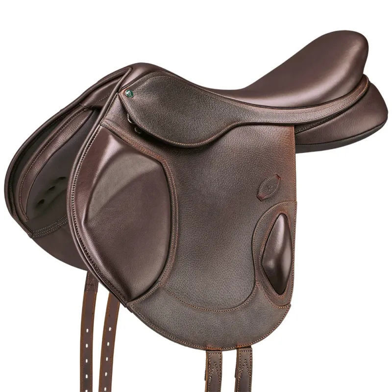Selle Arena jump monoquartier - 17,5" - Marron Paiement Scuris