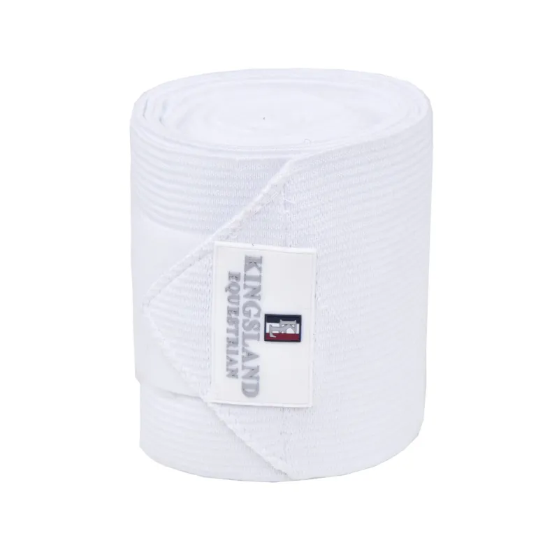 Prix Cass Vendas Kingsland Classic Elastic vendas, 2 pack - White / ONE SIZE
