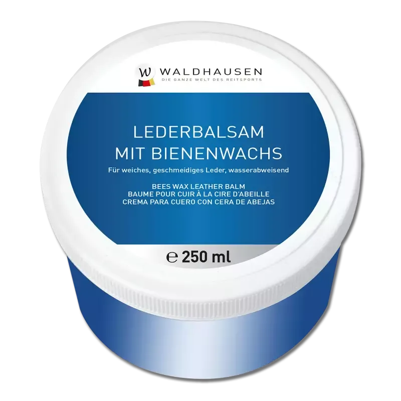 Baume pour cuir la cire d'abeille Waldhausen - Baume cuir quitation Authentique