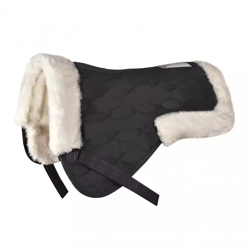 Soldes Amortisseur cheval mouton synthtique Waldhausen - Poney - Noir/noir