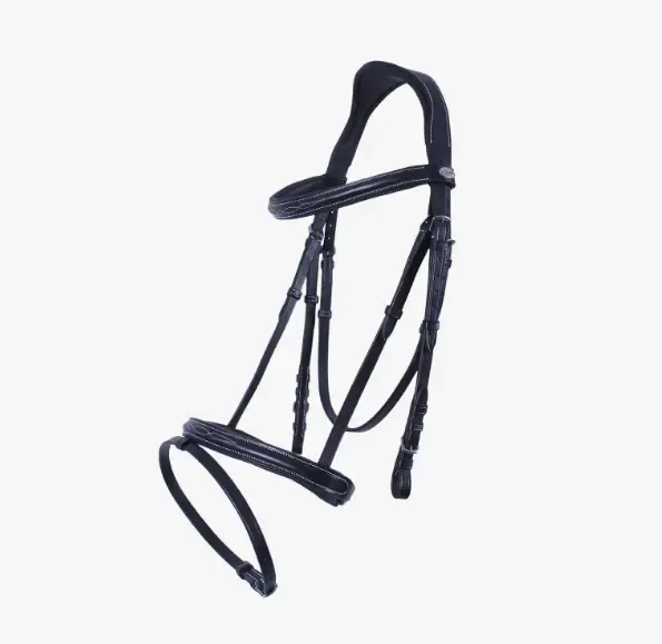Acheter Direct Cabezada lujosa con riendas – QHP – Cob / Negro