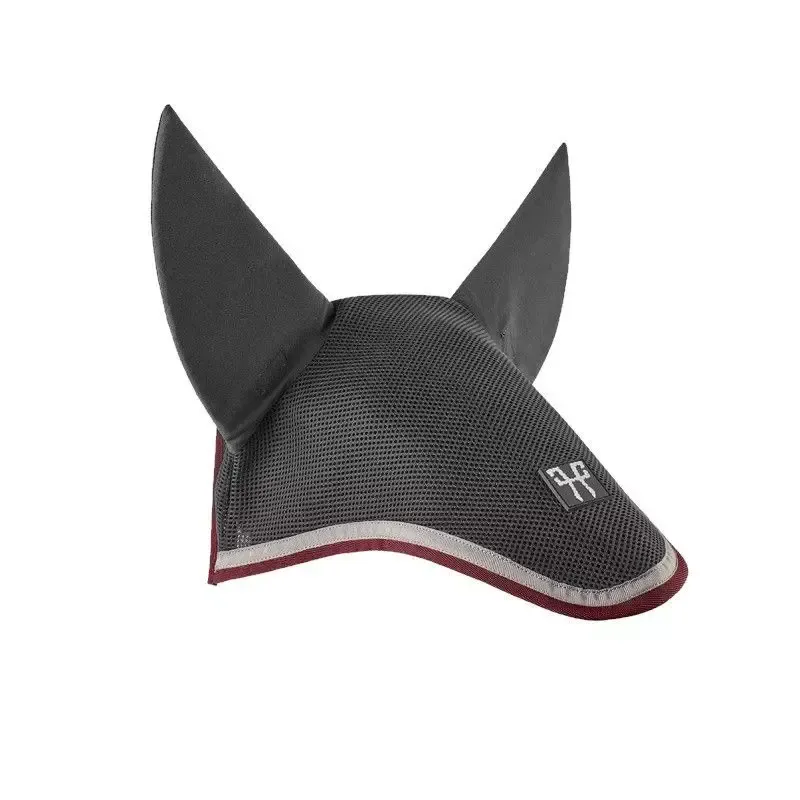 Bonnet anti-mouche cheval anti-bruit Earnets Horse Pilot - Cheval - Vert/gris Vente Flash