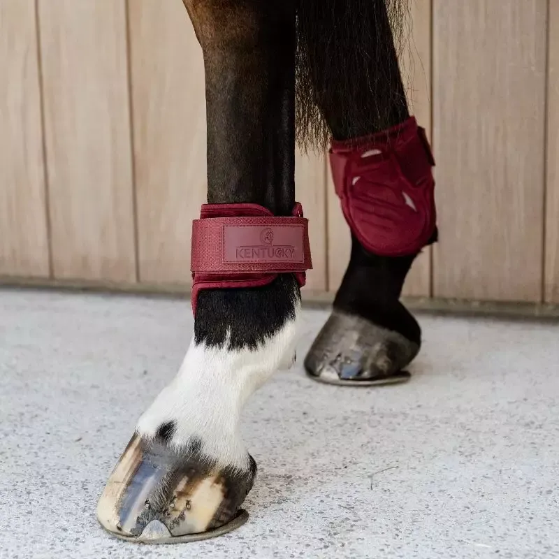 Protge-boulets Velvet Bamboo Kentucky cheval - Poney - Bordeaux Super Prix