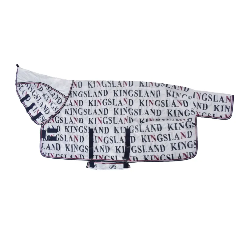 Livraison Gratuite Manta para caballo Kingsland Classic Fly Sheet with Neck - Navy / 7'0/160CM
