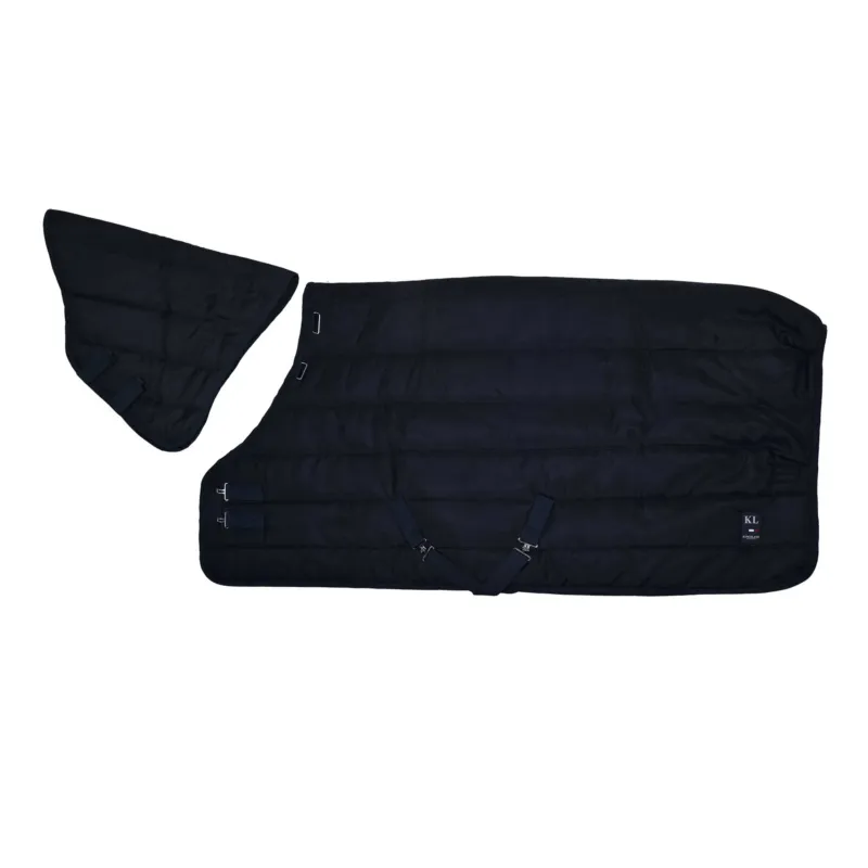 Commander Vite Manta para caballo Kingsland Classic Primary Stable manta with Neck, 300g - Navy / 6'9/155CM
