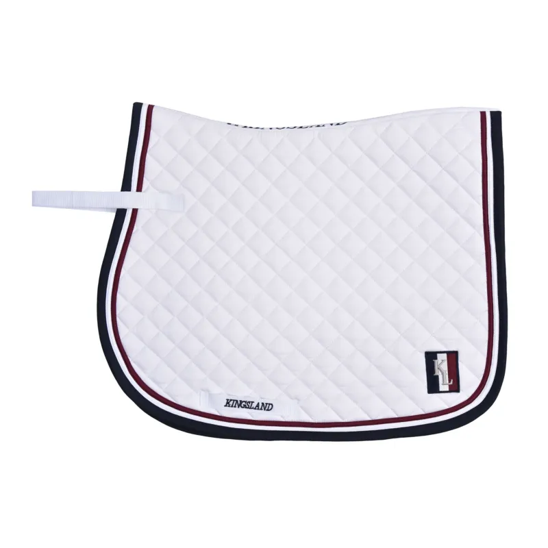 Mantilla Kingsland Classic mantilla de salto - White / Pony/Small Super Prix