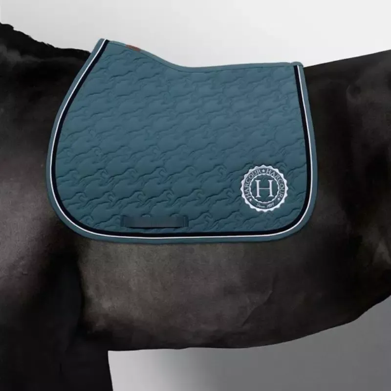 Haute Qualit Tapis cheval Belle Harcour - Cheval CSO - Marine