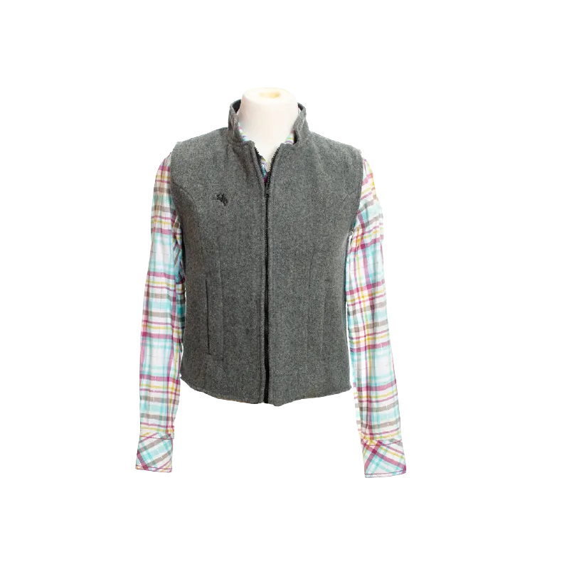 Gilet pure laine Sierra gris Commander Maintenant