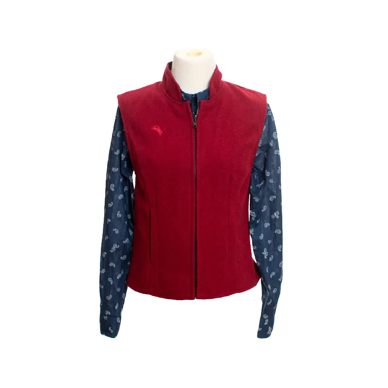 Produit De Marque Gilet pure laine Sierra rouge