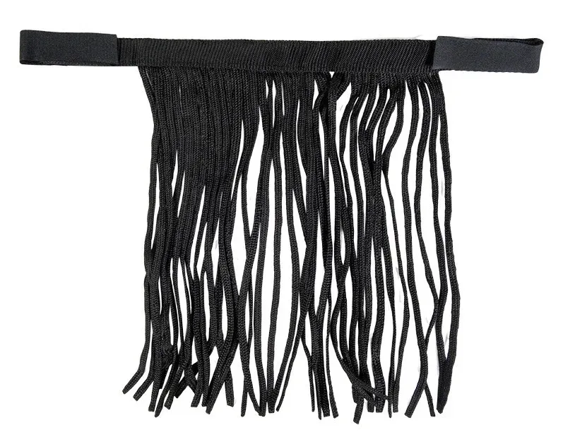 Livraison Gratuite Frontal anti-mouches HKM Anti fly - Cheval - Noir
