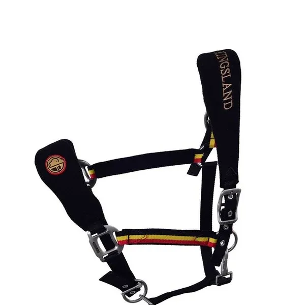 Vente Directe Cabezada de cuadras Kingsland Equestrian Kingsland Licol En Nylon Equibel - Black / FULL